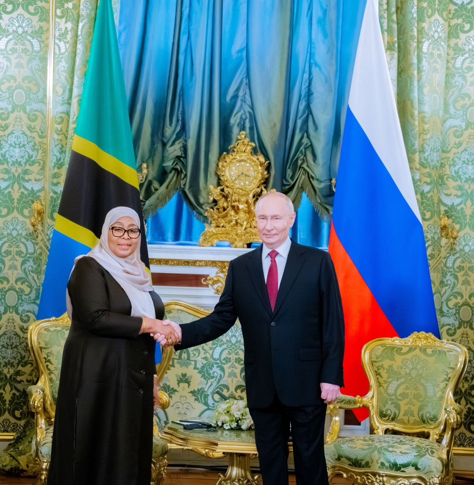 President Samia Is Visiting Russia for the First Time Since Nyerere in 1969. The Bilateral Trade Target Is USD 307.5 Million and Growing.
